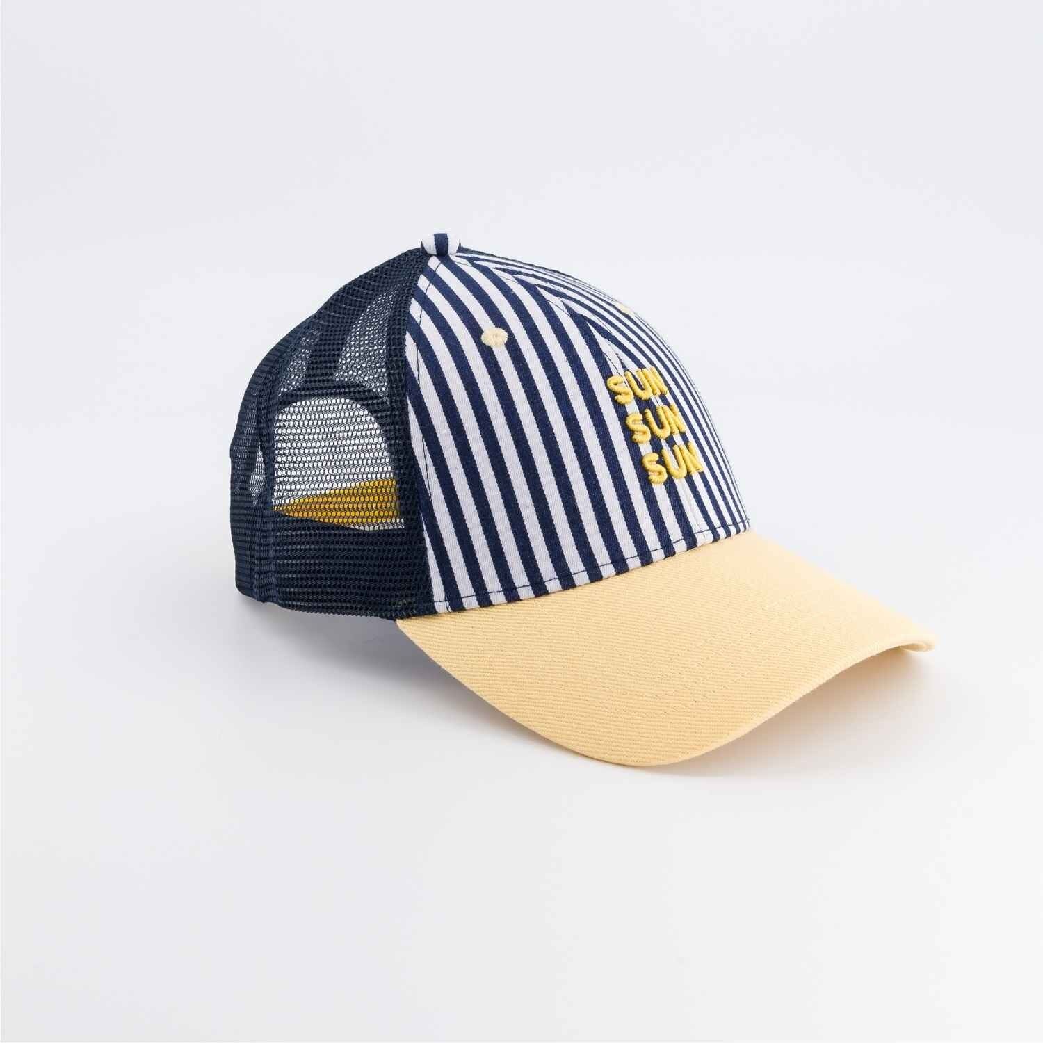 Casquette trucker rayée Sun Sun Sun | Enfant ou Adulte