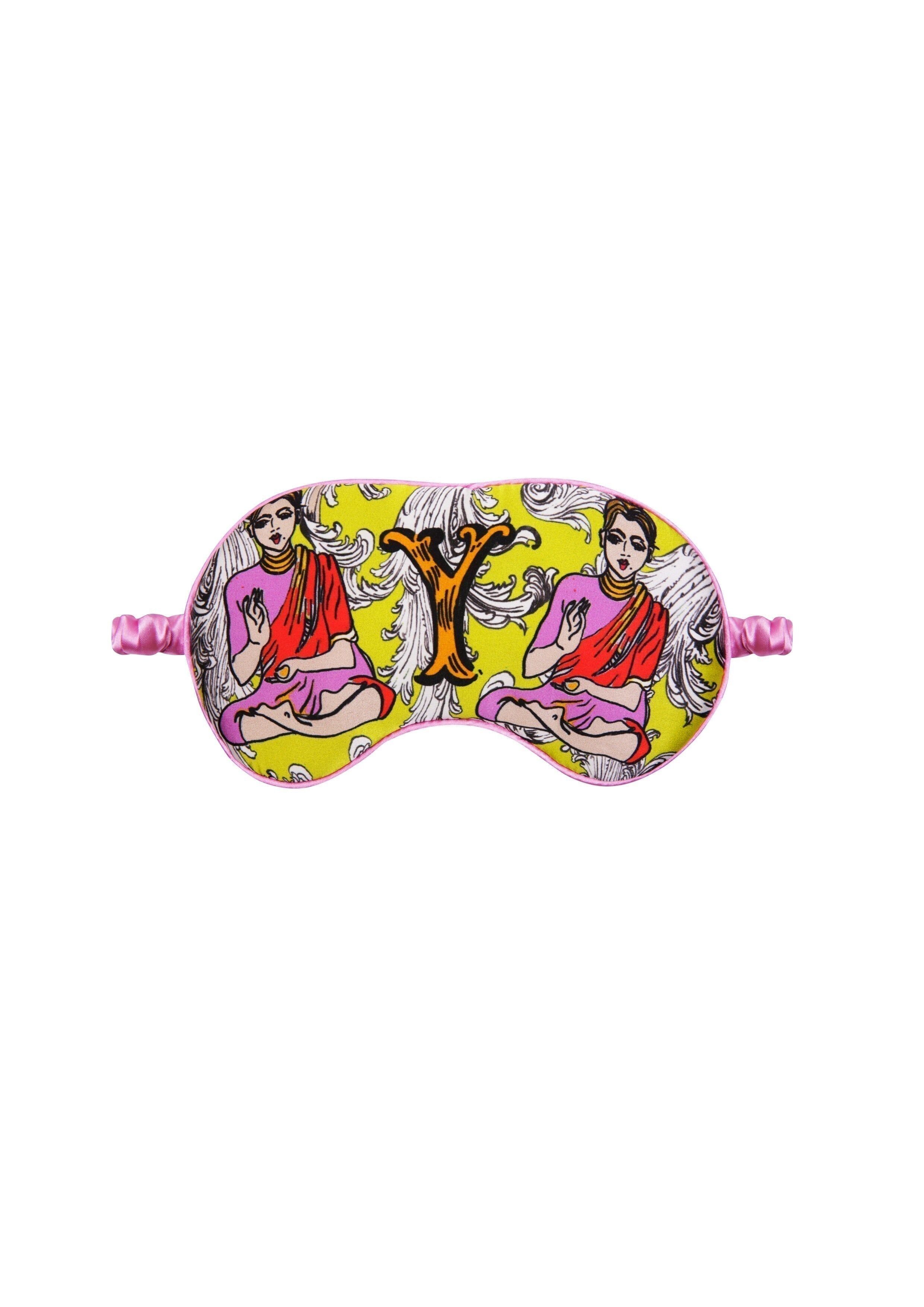 Silk Eye Mask / "Y for Yoga"