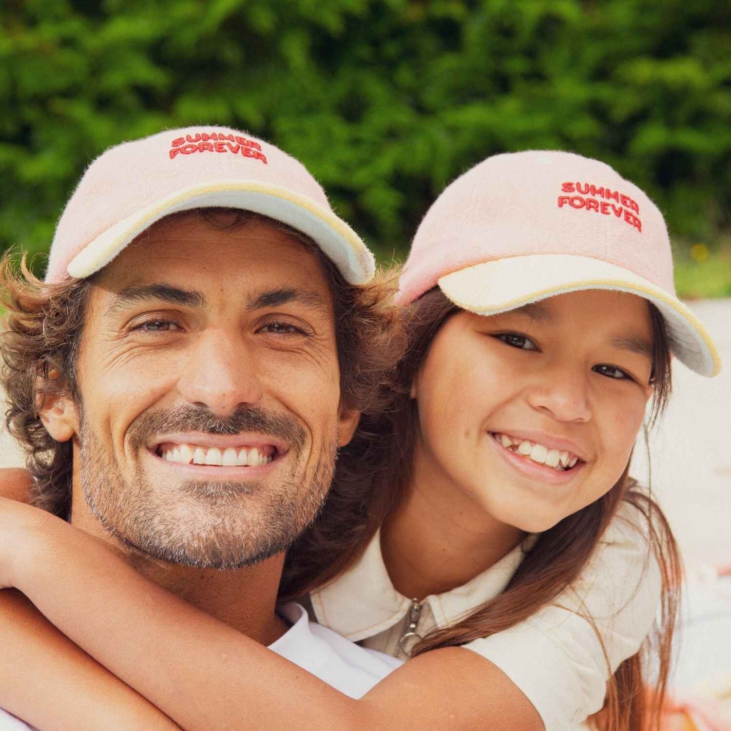 Summer Forever Pink Terry Cloth Cap | Child or Adult