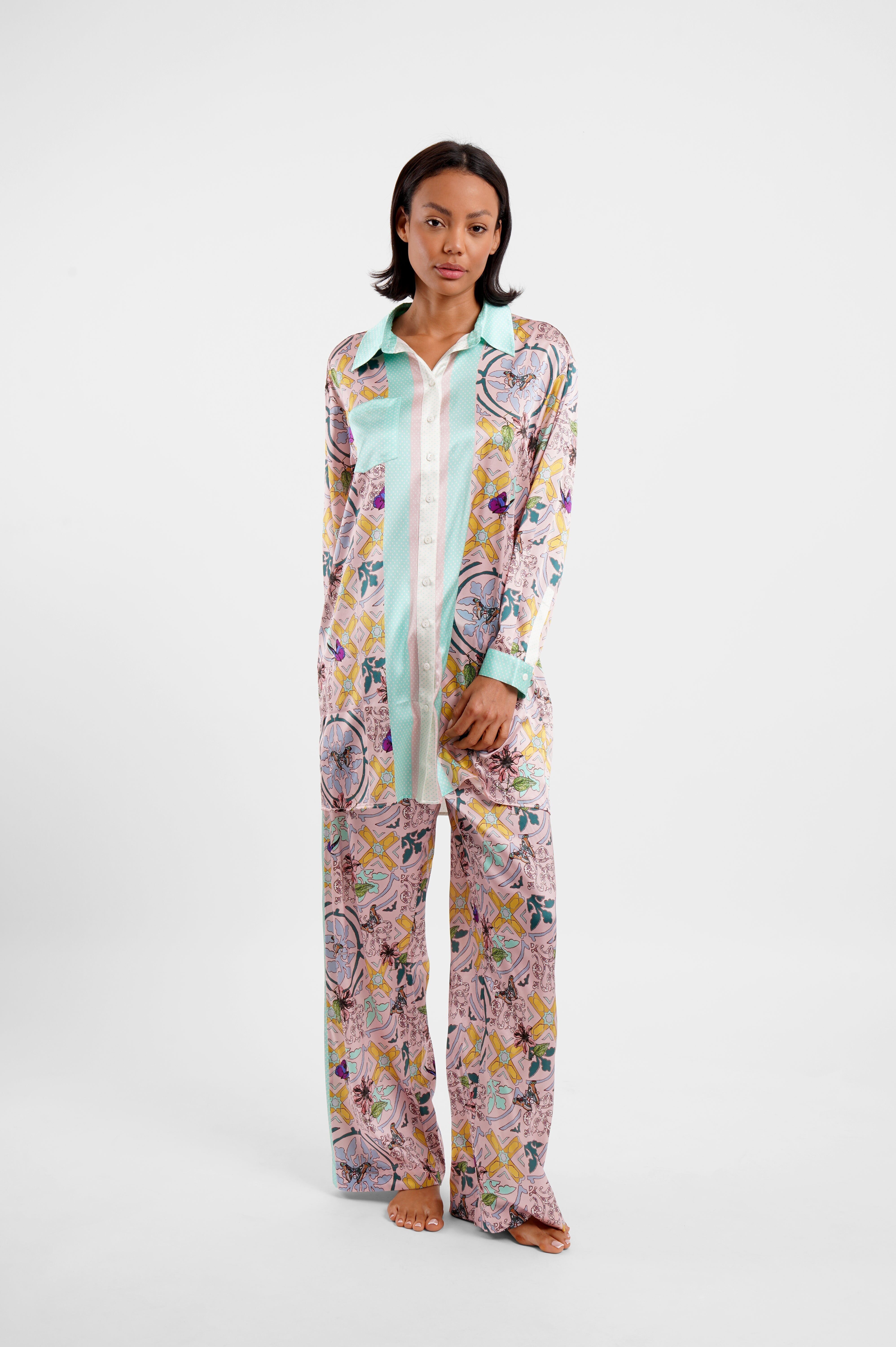 Pyjama Bottoms / "Montana Tile"