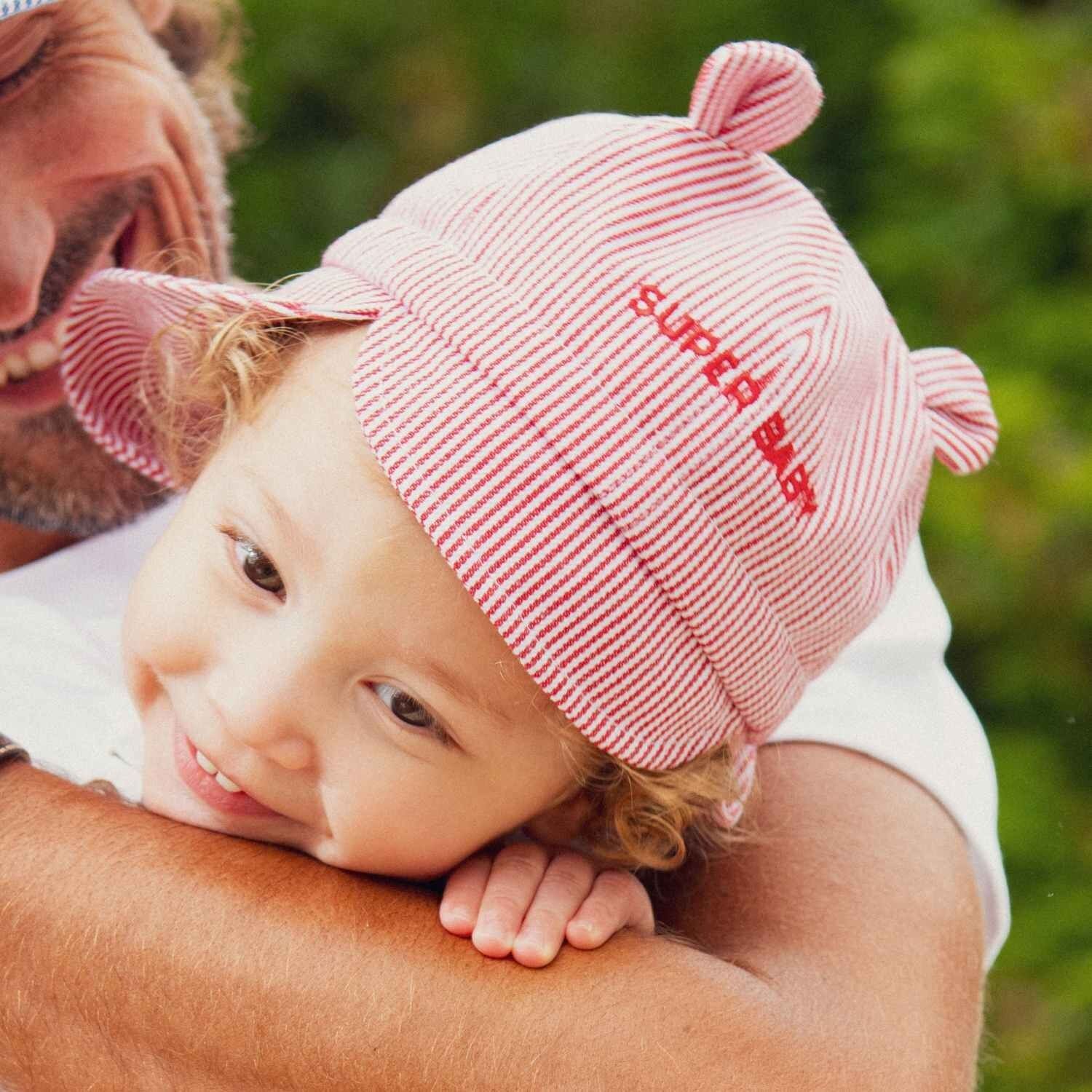 Chapeau bébé Super Baby Rouge | Enfant