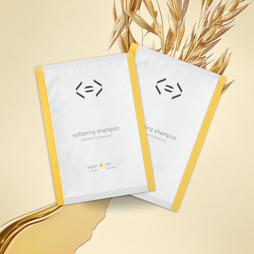 pochette shampoing douceur [argan + avoine] - 2 éco-recharges = 500ml
