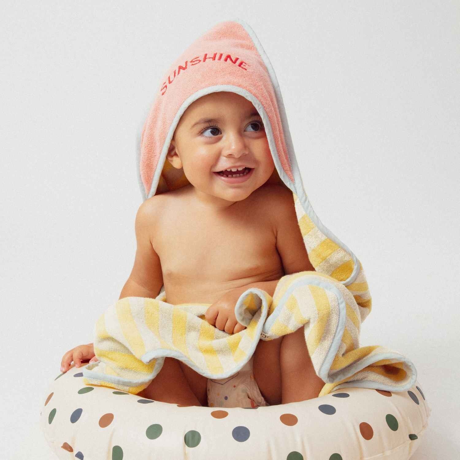 Summer Forever Baby Towel - Yellow Terry