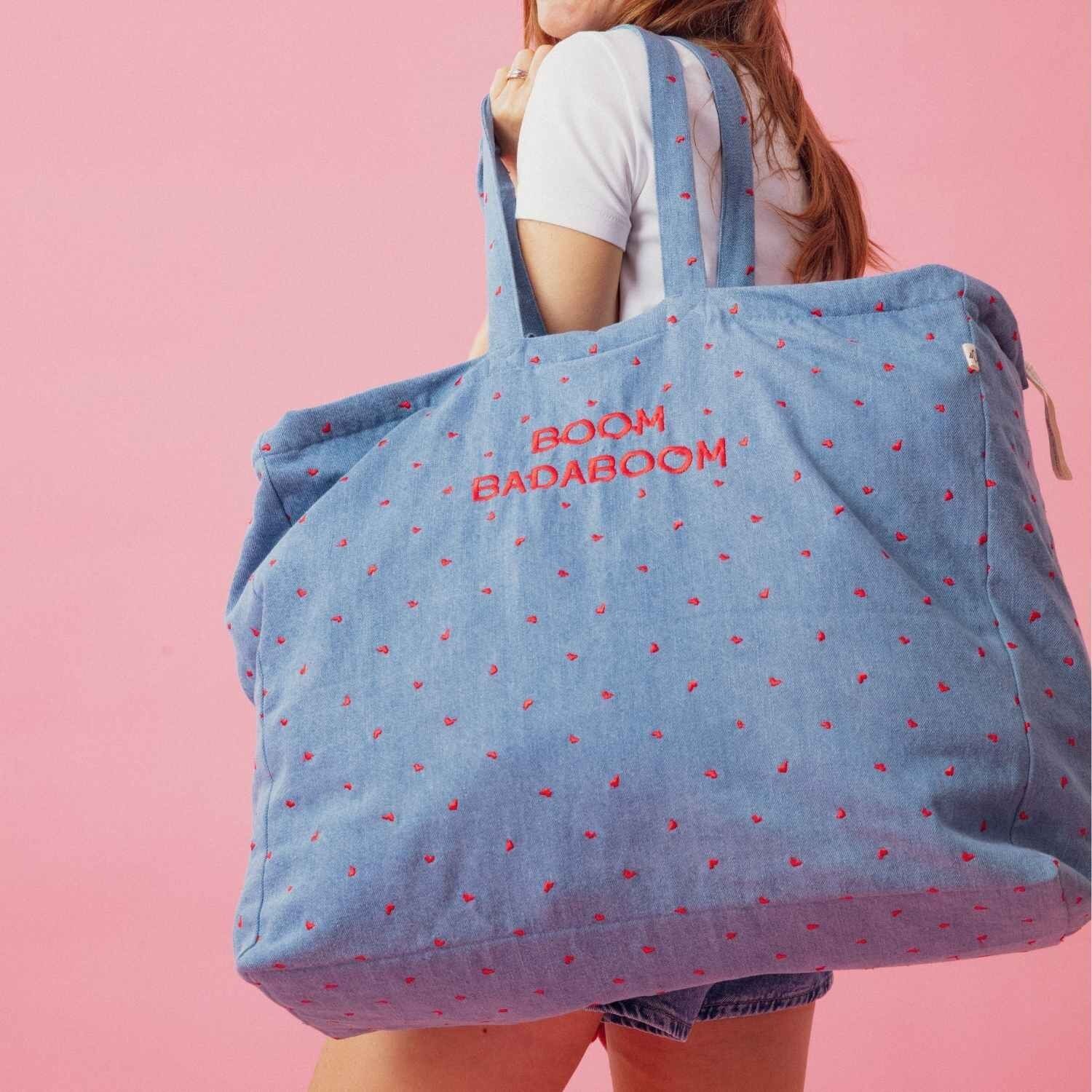 Large Boom Badaboom Tote Bag - Denim