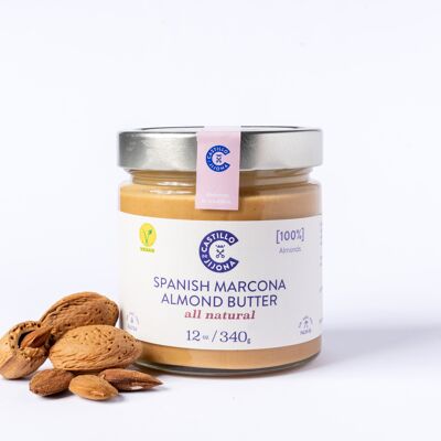 Crema de almendra Marcona 100% natural