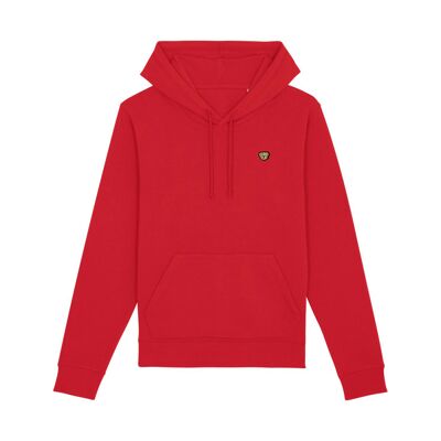 ESSENTIAL Hoodie - Signature Teddybear embroidery - Red