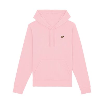 ESSENTIAL Hoodie - Signature Teddybear embroidery - Cotton pink