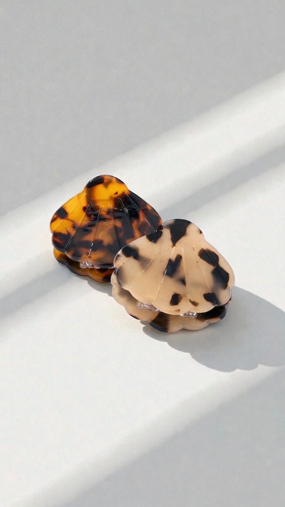 Haarspange mit Muschelmotiv, 4 cm, YH72