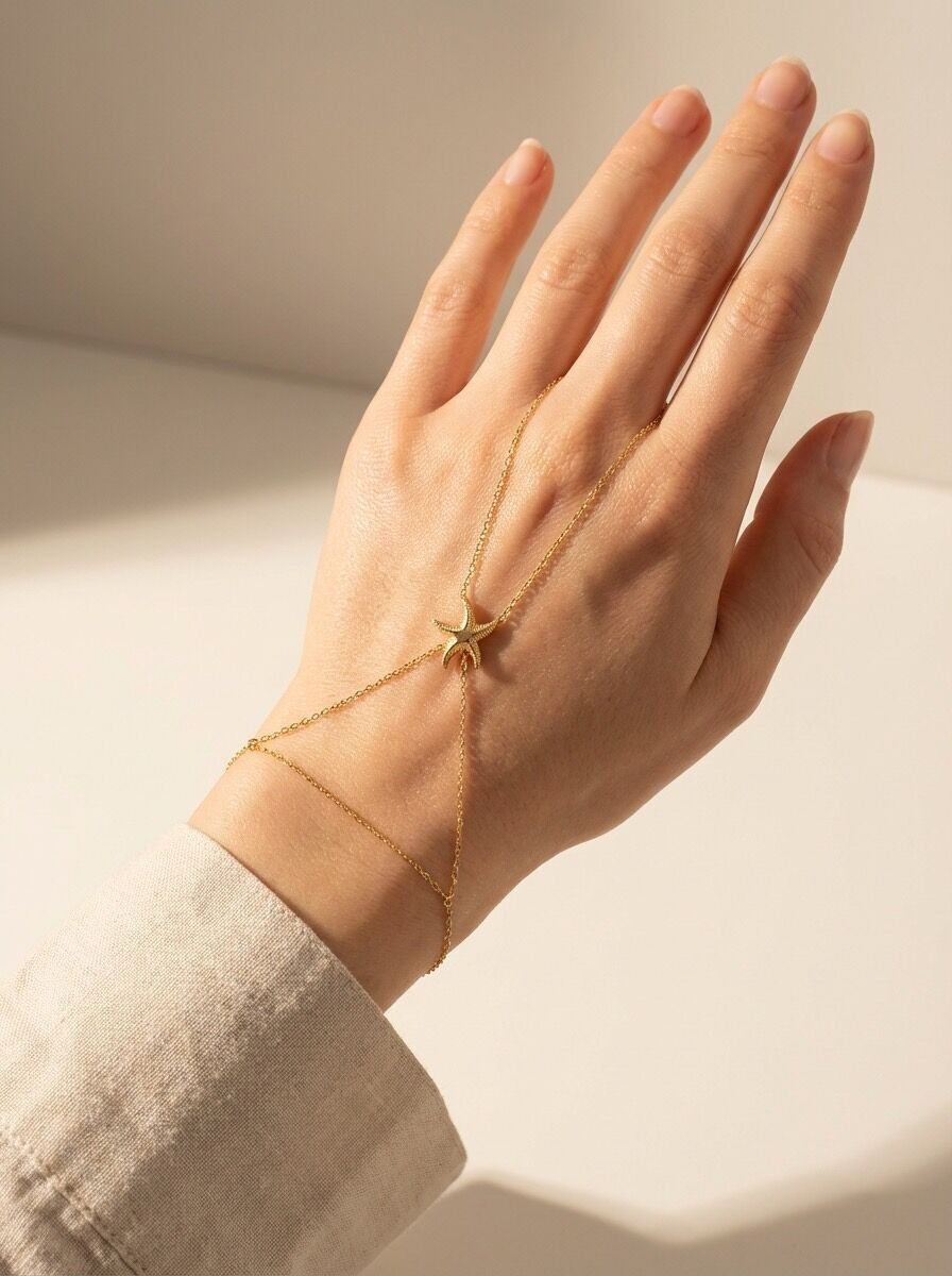 Handkette aus Edelstahl 324AQ354