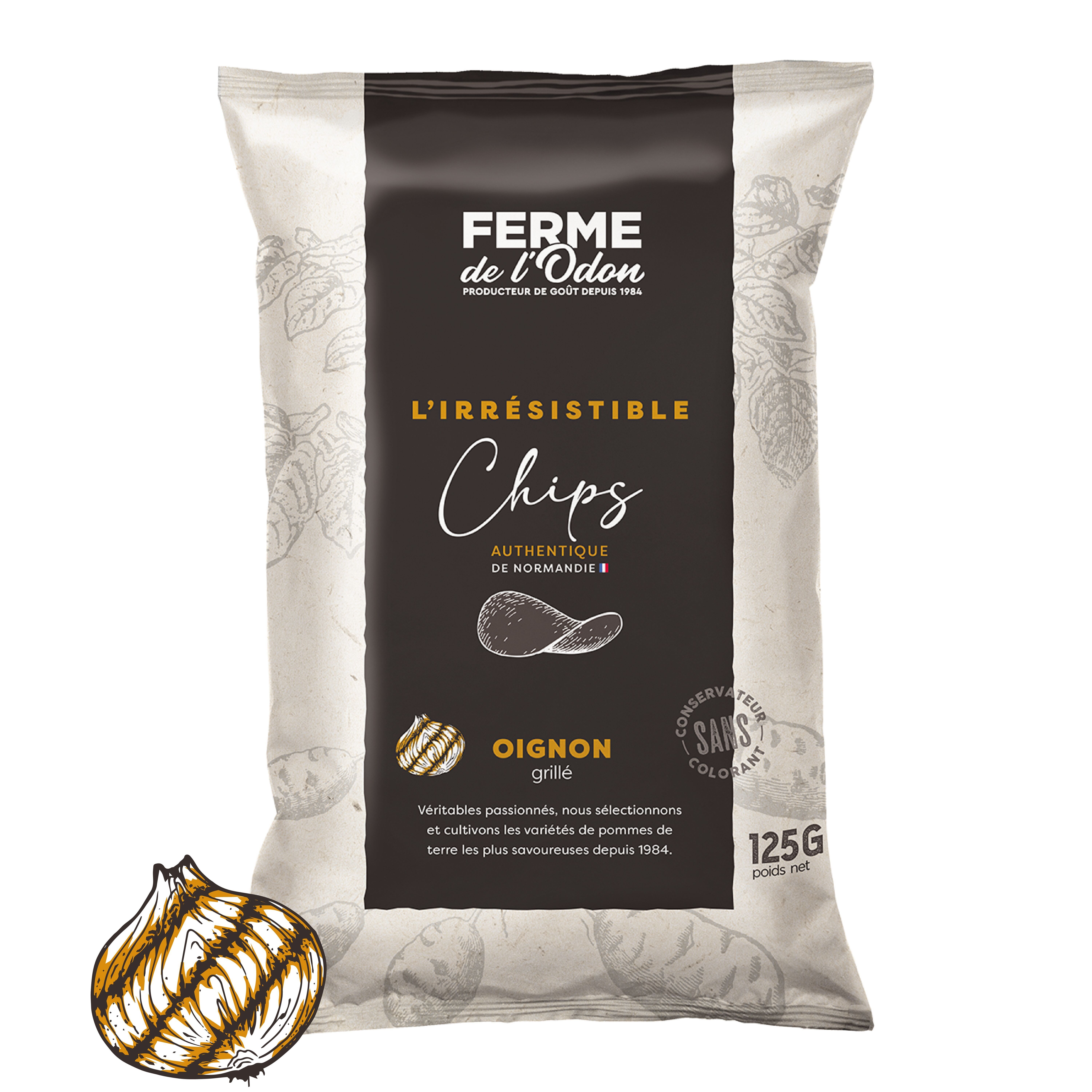 Grilled Onion Chips • The Irresistible 125g