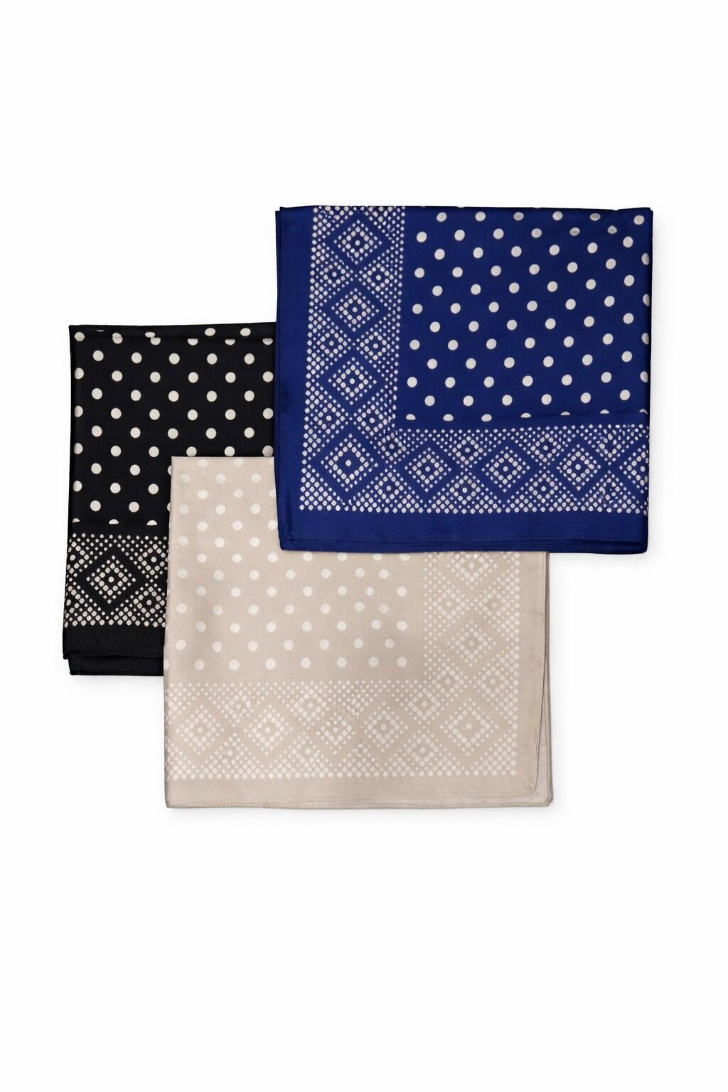 Patterned scarf 65 x 65 cm FL359DF