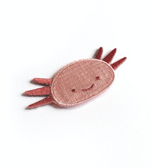 Axolotl Embroidered Patch