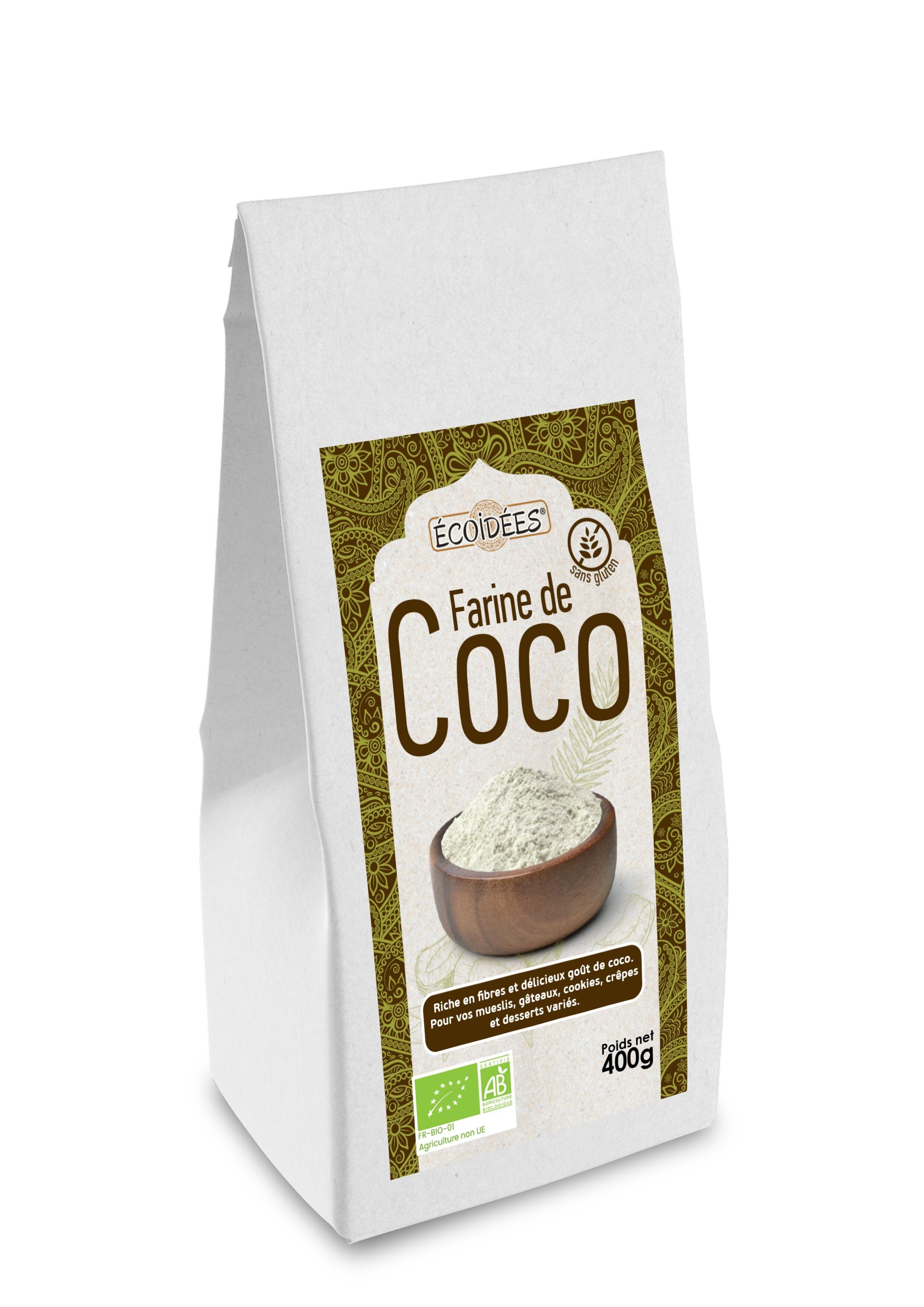 Farine de coco Philippines BIO 400g