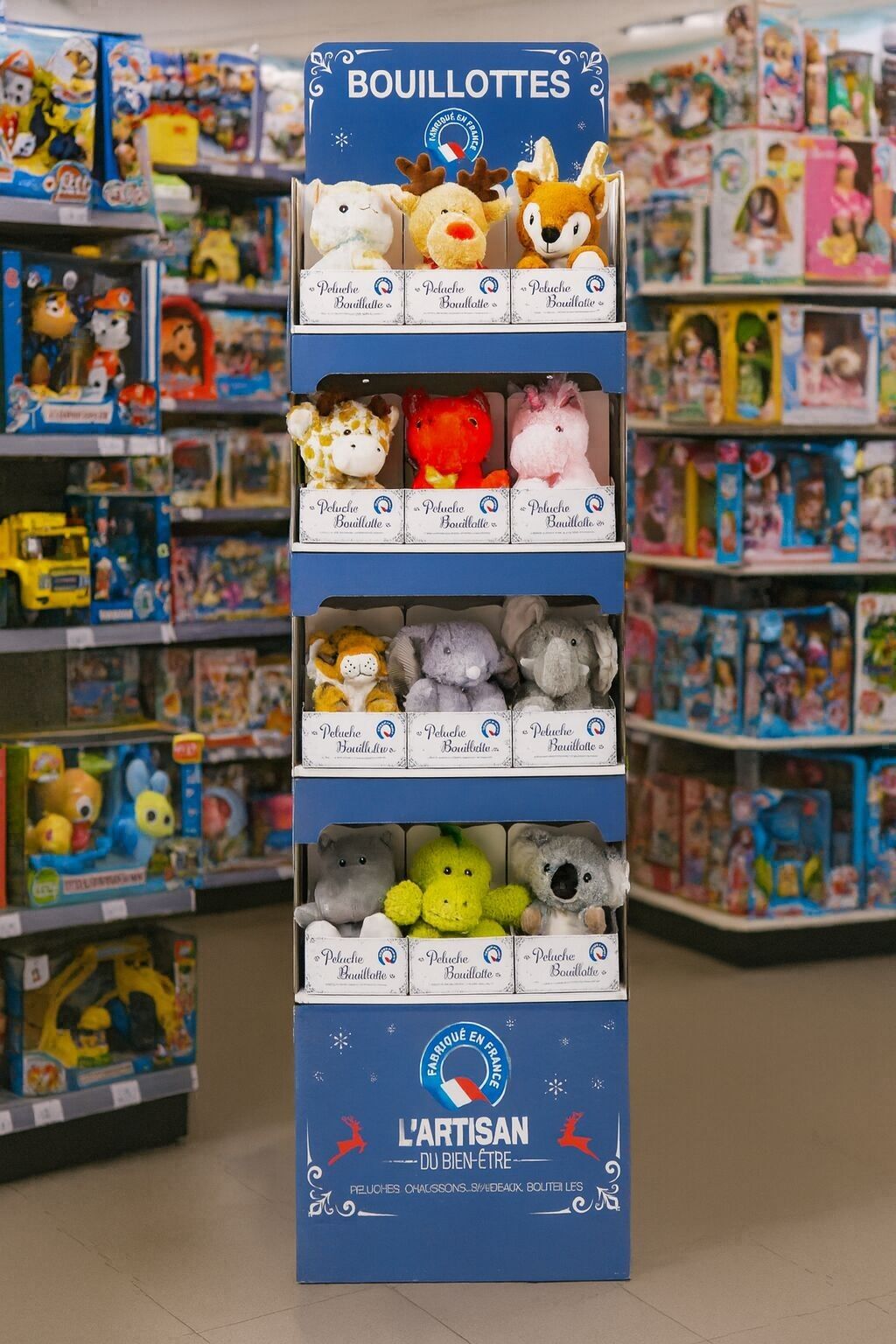 Pacchetto Privilege: 48 peluche con borsa dell'acqua calda + esposizione gratuita!✨/L'articolo essenziale per Natale!