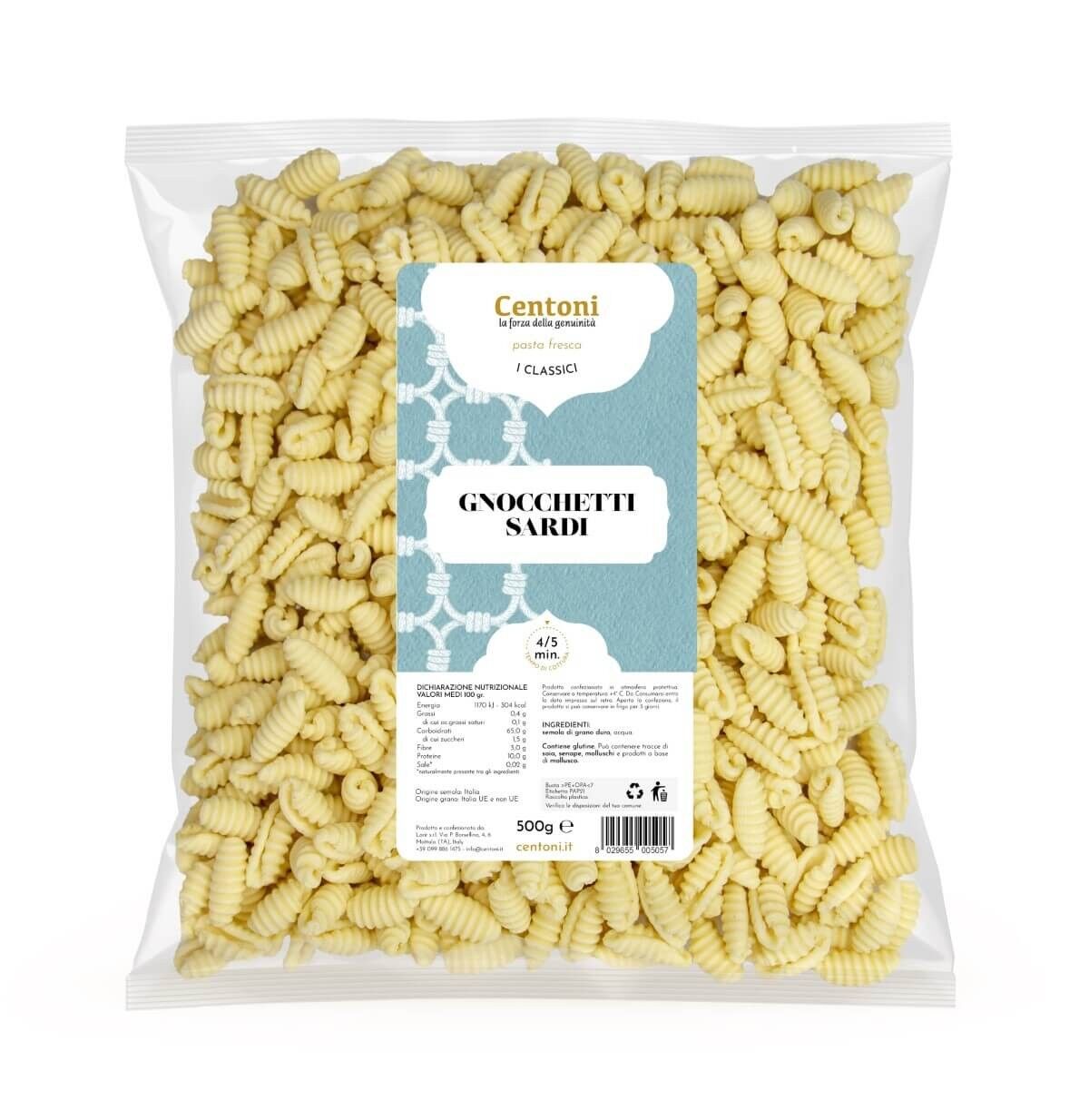 Gnocchetti Sardi (pasta fresca) 500g (1,1 lb)