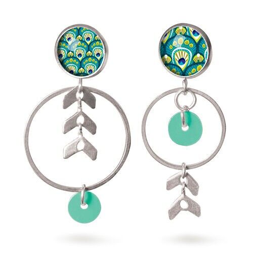 Maya Peacock - Argent (acier chirurgical*)