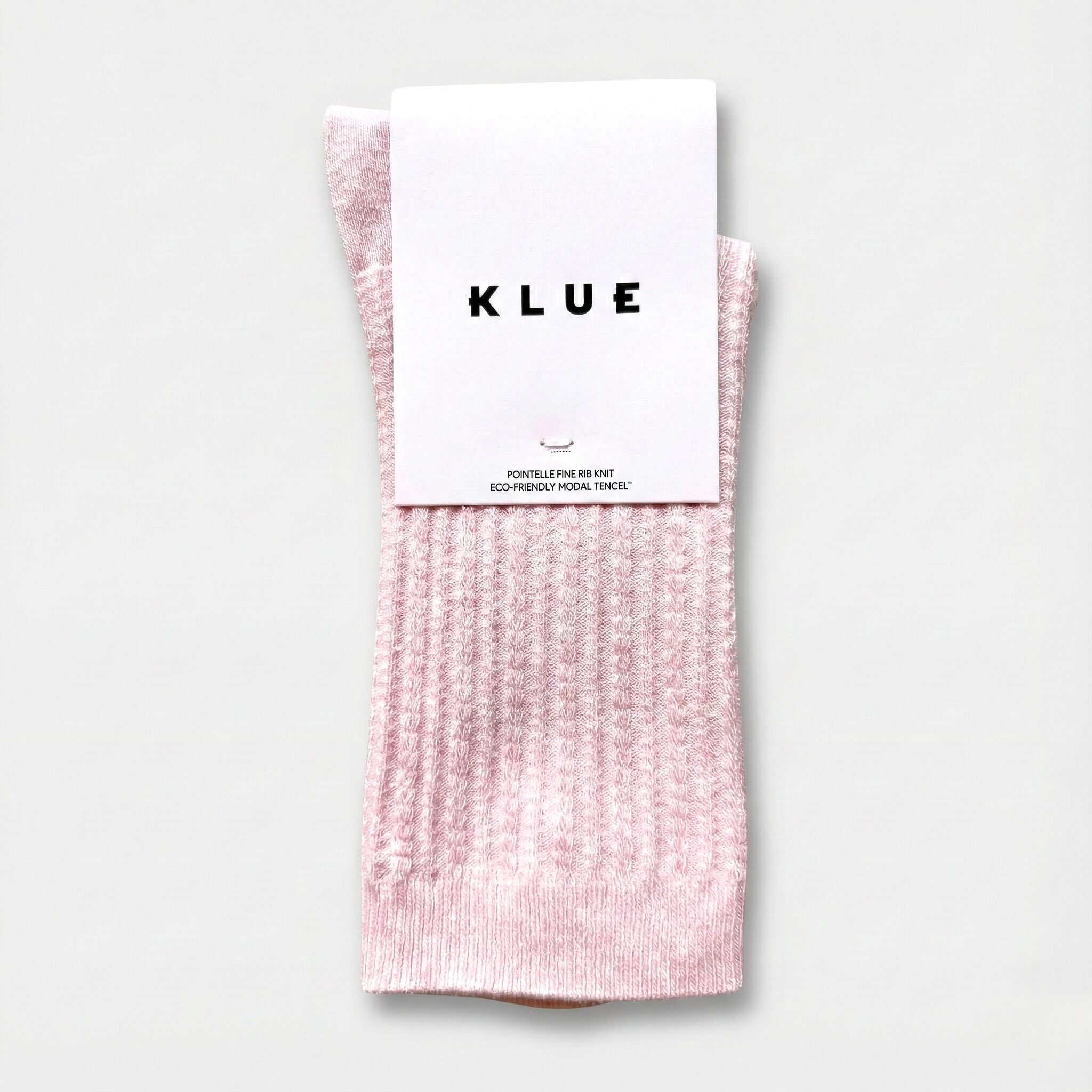 KLUE Pointelle Feinrippstrick | Rosa