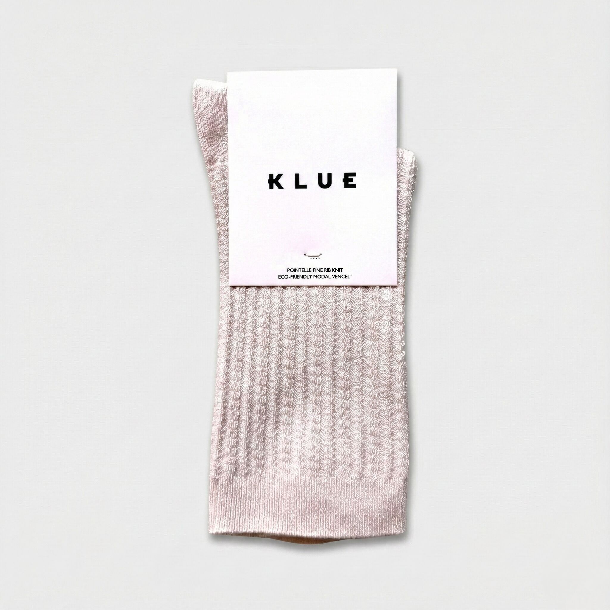 KLUE Pointelle Feinrippstrick | Beige