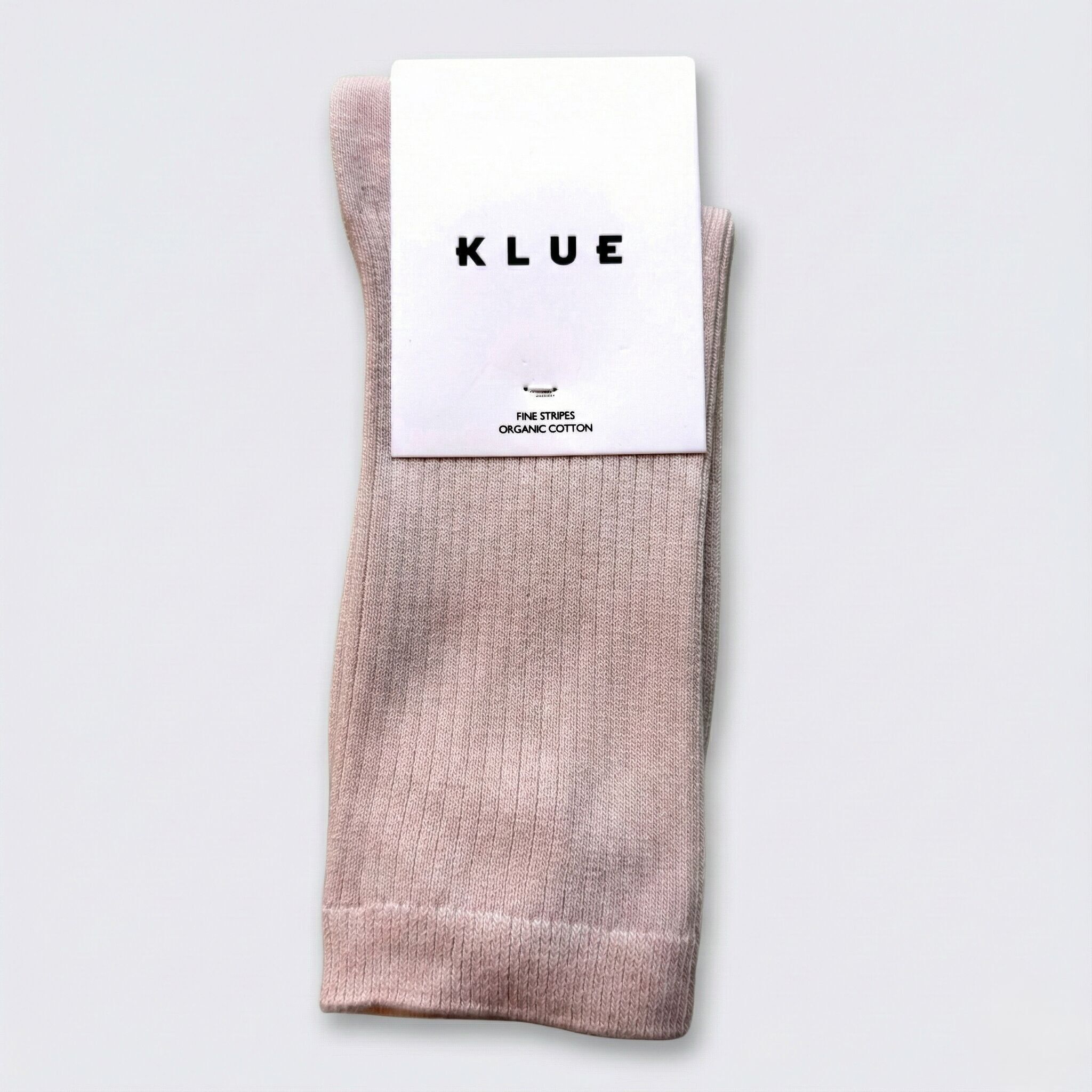 KLUE Bio-Baumwollsocken mit feinen Streifen | Beige