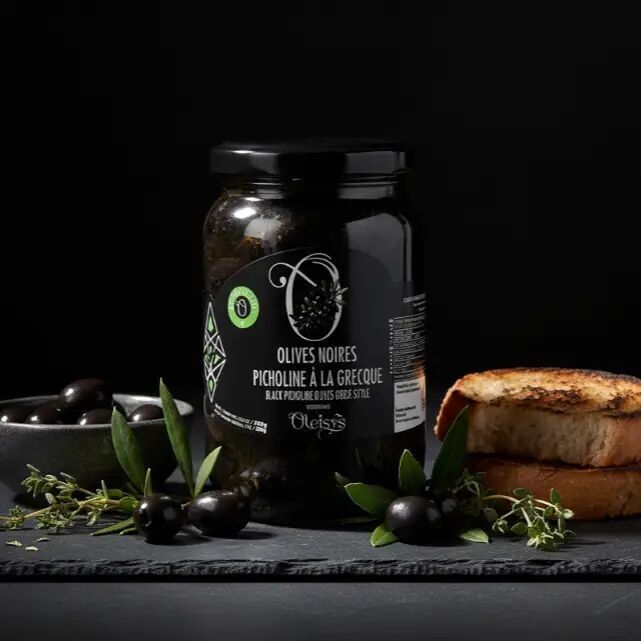 Buy wholesale Picholine Black Olives, Greek Style – Oleisys®