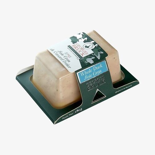 Foie gras de canard entier "barquette thermoscellée"