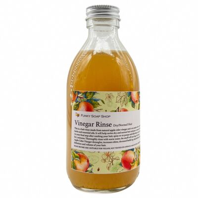 Vinegar Rinse For Dry/Normal Hair, 100% Natural & Free Of Chemicals, Glass Bottle of 250ml