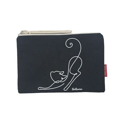 Toiletry Bag / Handbag, 100% Cotton, "Gatuna" model