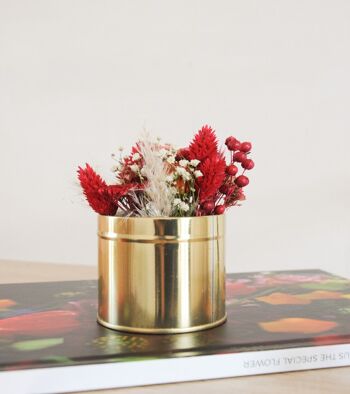Boîte de fleurs séchées - Gold 5