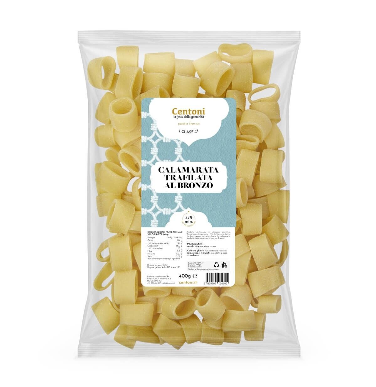 Calamarata (pasta fresca) 400 g (0,88 lb)