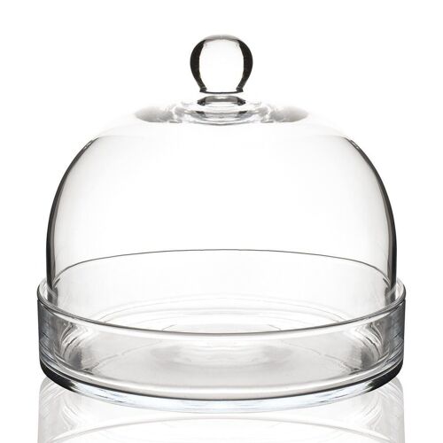 Cloche en verre h25 d30cm