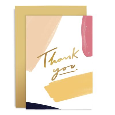 Thank You Brushwork Card