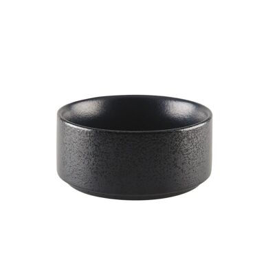 TAZZA NERO OPACO CON COCCIO 11CM (MIN 6 PZ)