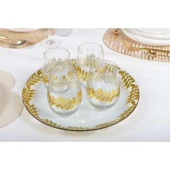 Set de verres cesar dore 400ml 2