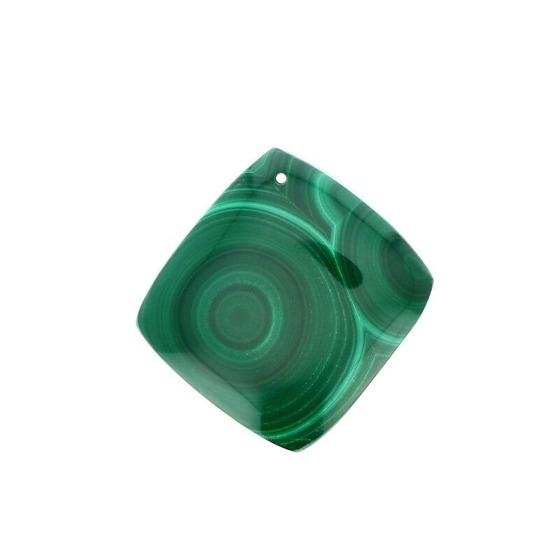 Pendentif TIKI En Or 18 Carats Et Malachite - 1,70 G - Magnifique Pièce Vintage