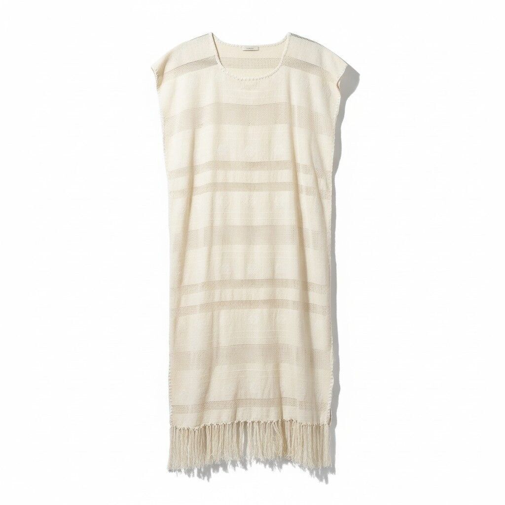 Mexican huipil, woven on a backstrap loom and hand-dyed