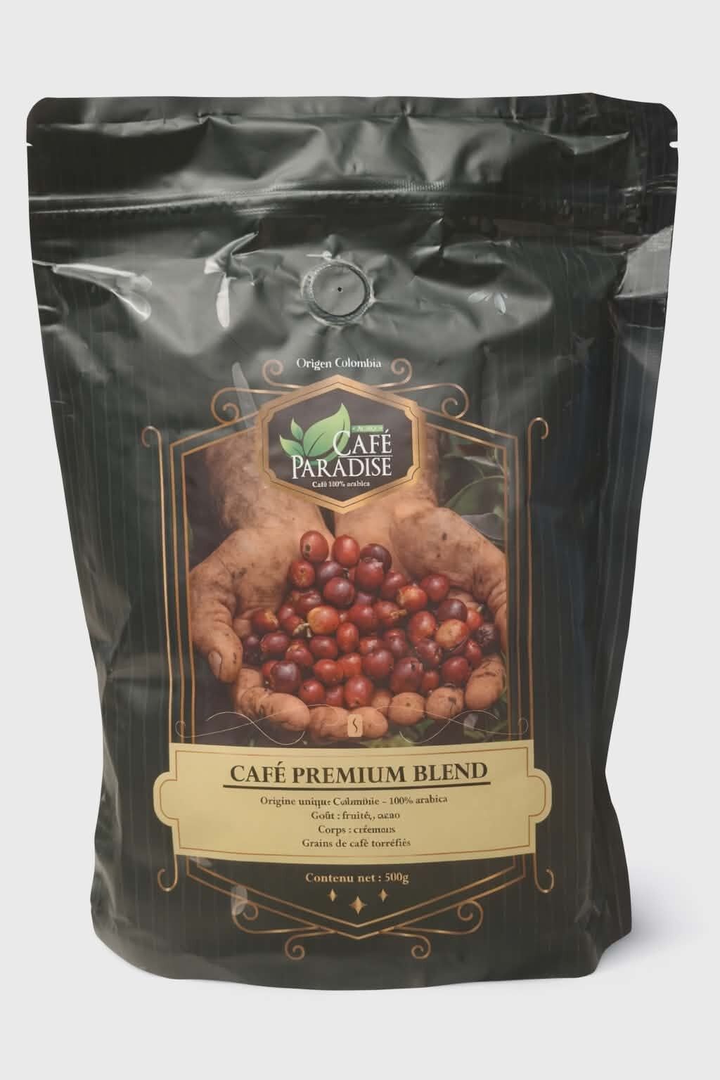 Premium Colombian coffee – 100% Arabica – GROUND (1 bag of 500 g).