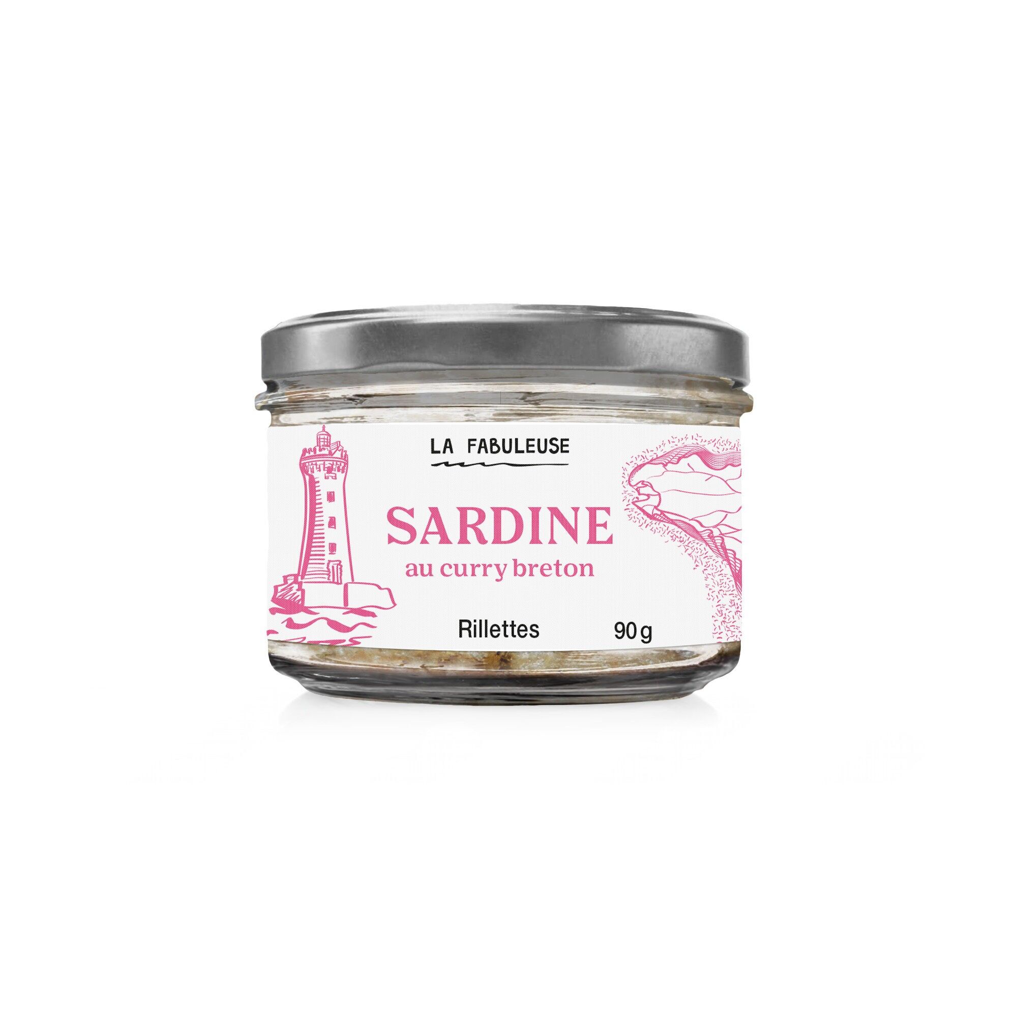 Le favolose rillettes di sardine al curry bretone, 90 g