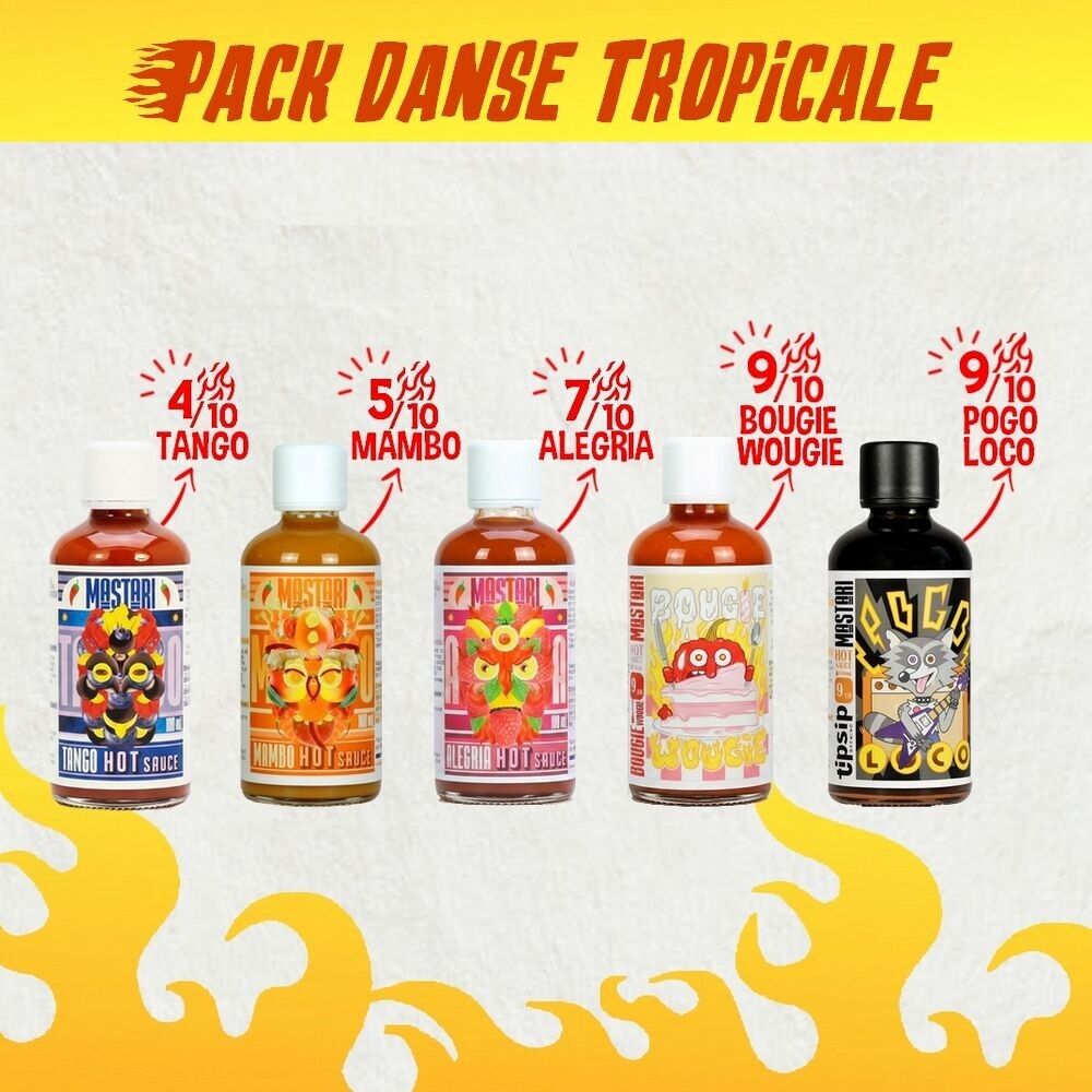 Pack fruité Sauce Piquante / Hot sauce 🌶️