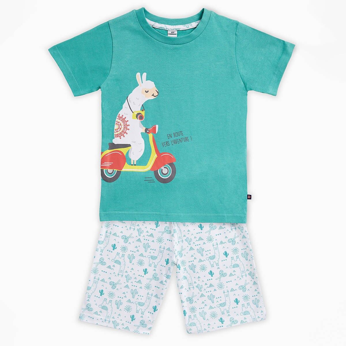 Pigiama da bambino 2 pezzi "Sulla strada per l'avventura" – DODO - Rif. BG.AMICO.PSH