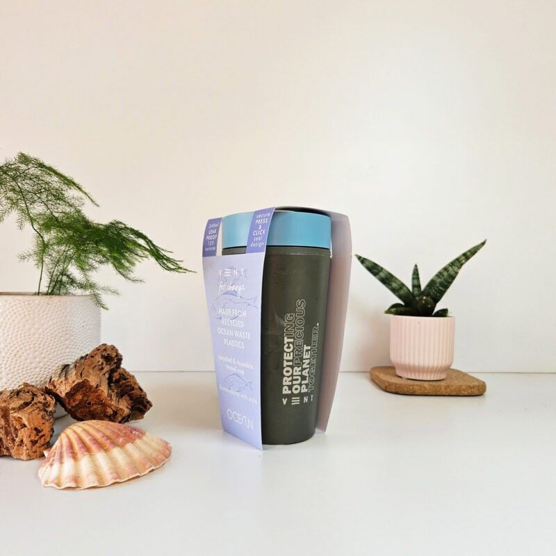 Reusable Travel Cup – Stone Wash Blue – OCEAN