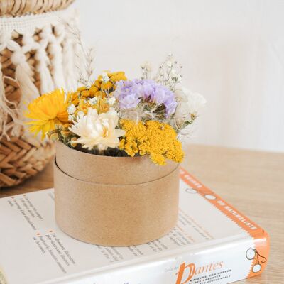 Caja de flores secas - Kraft