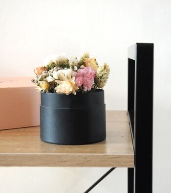 Boîte de fleurs séchées - Noir 3