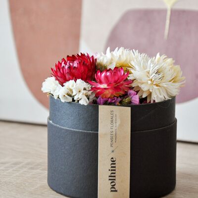 Box of dried flowers - Black