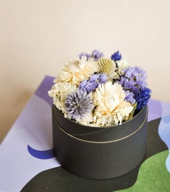 Boîte de fleurs séchées - Noir 4
