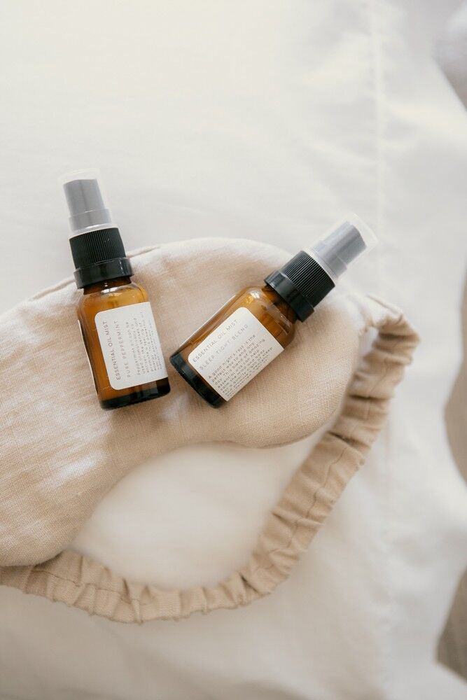 Ätherisches Öl-Kissen-Nebel-Spray DUO - 'Awake' & 'Asleep'