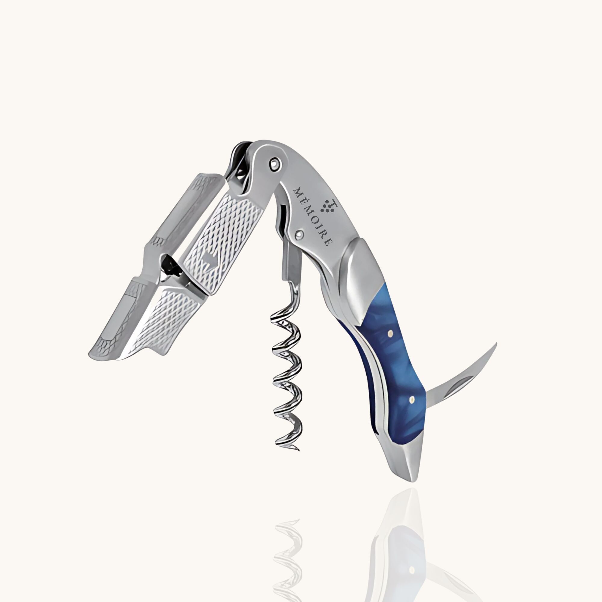 Couteau Sommelier Résine - Sapphire & Stainless Steel