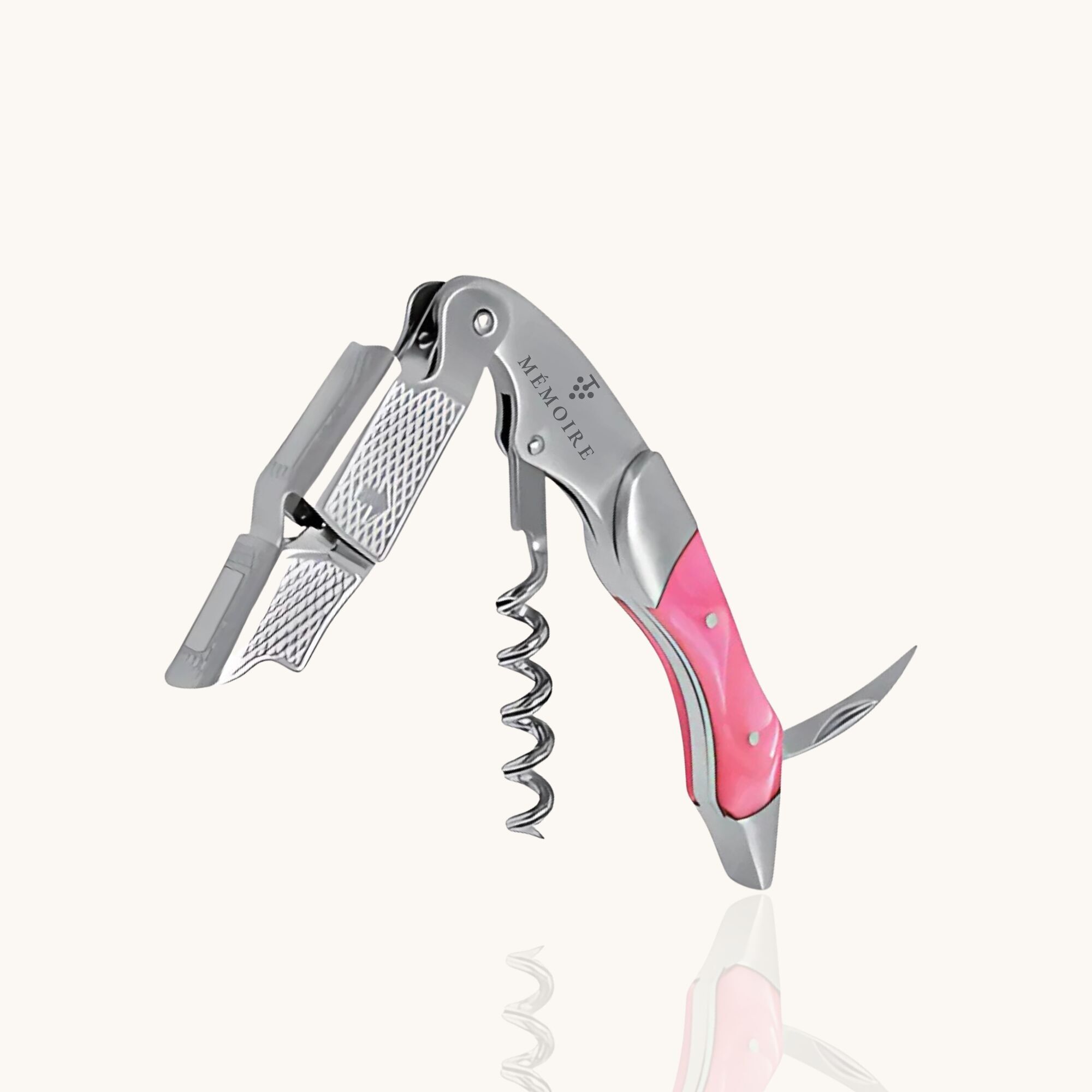 Couteau Sommelier Résine - Pink & Stainless Steel