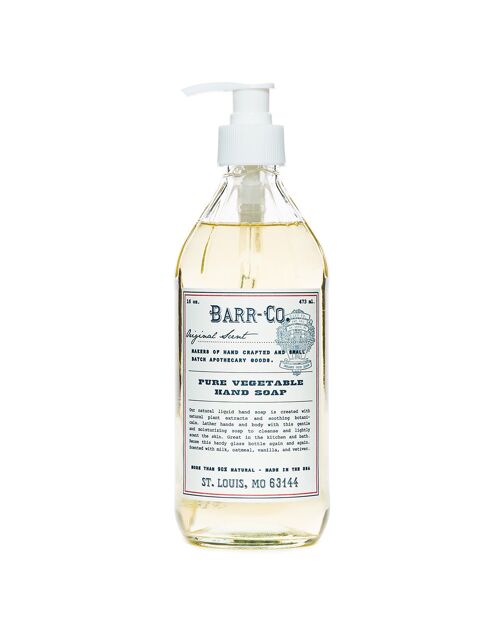 Barr-Co Original Pure Vegetable Liquid Soap 16oz/473ml