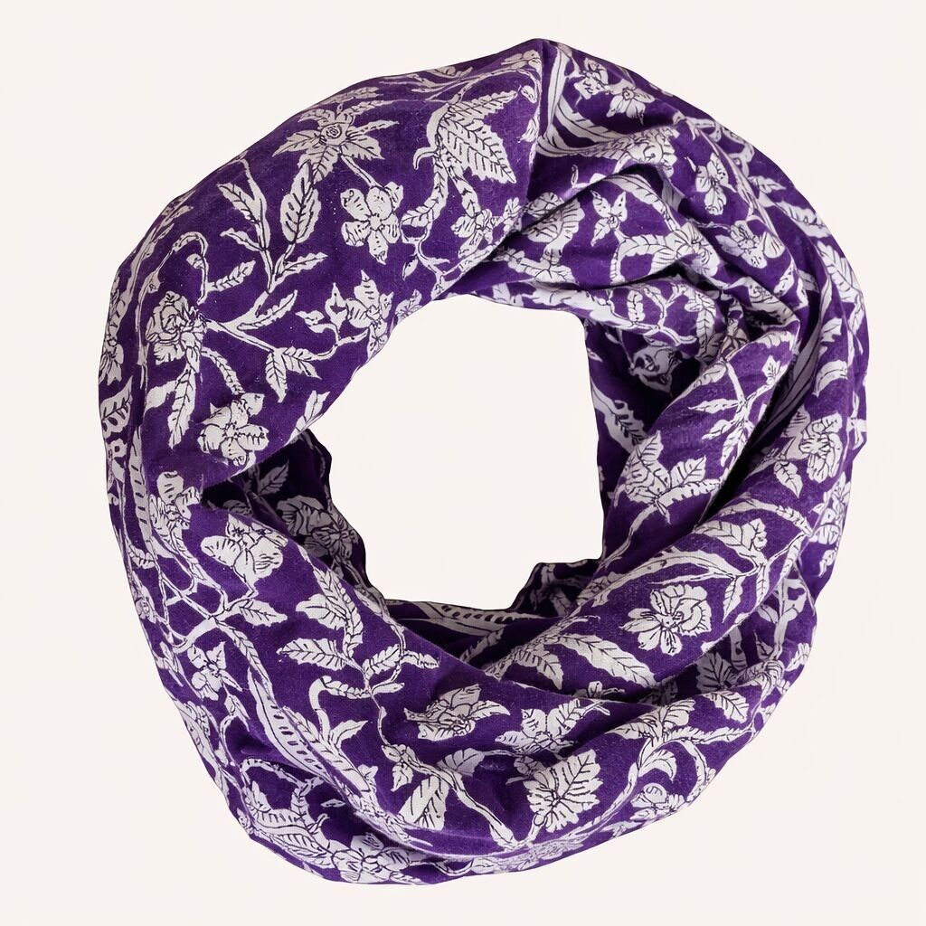 Adult Calcutta purple scarf