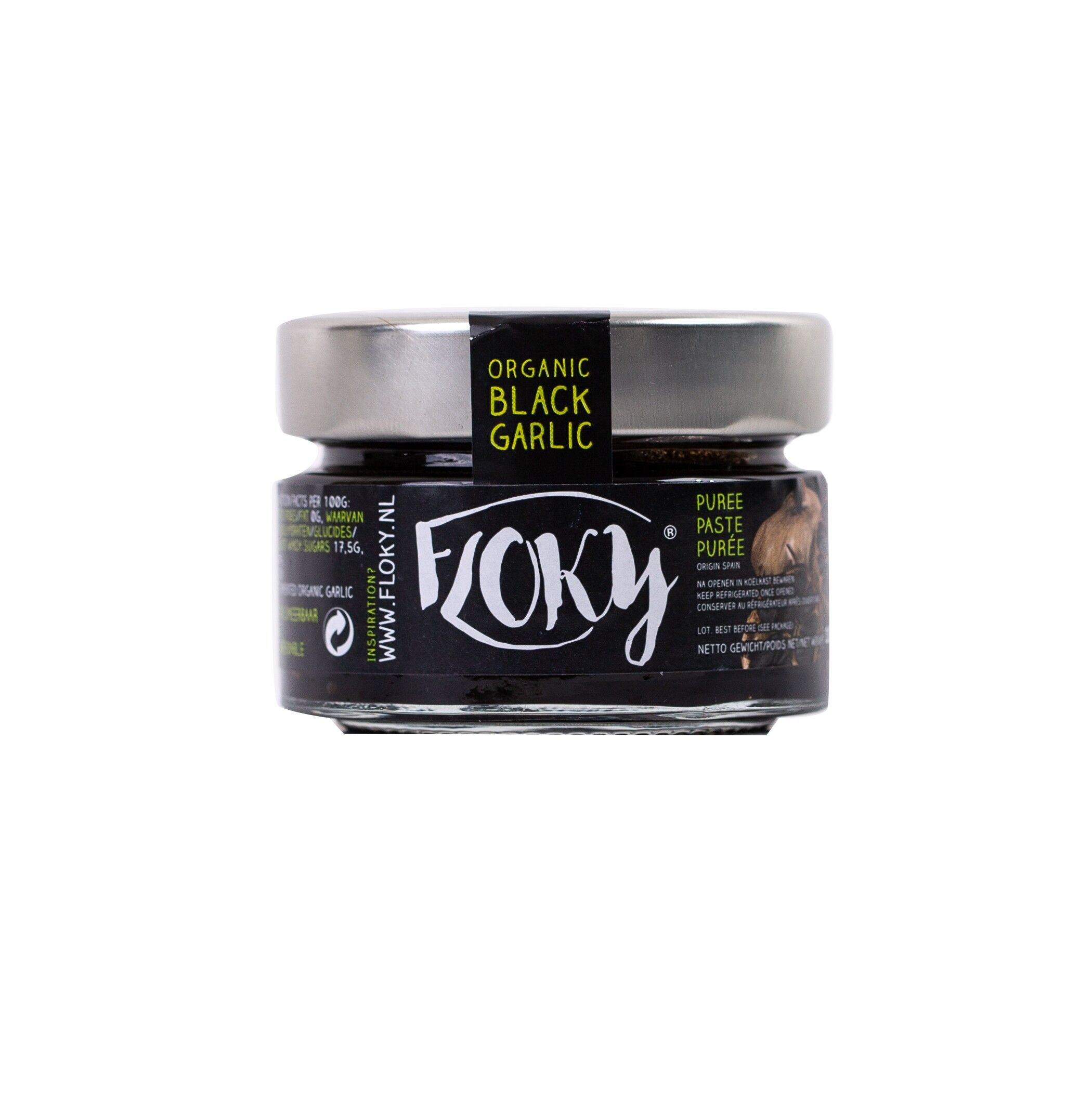 Schwarzer Knoblauch Bio, 100 Gramm püriert